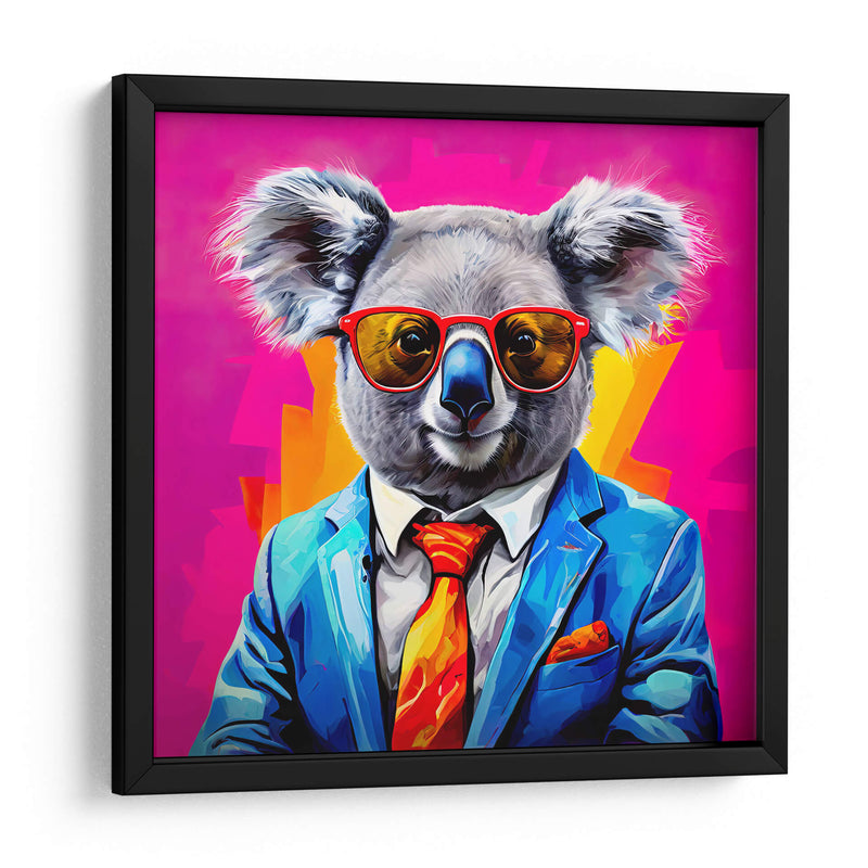 Koala Empresario Pop Art - LizmarArt | Cuadro decorativo de Canvas Lab