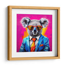 Koala Empresario Pop Art - LizmarArt | Cuadro decorativo de Canvas Lab