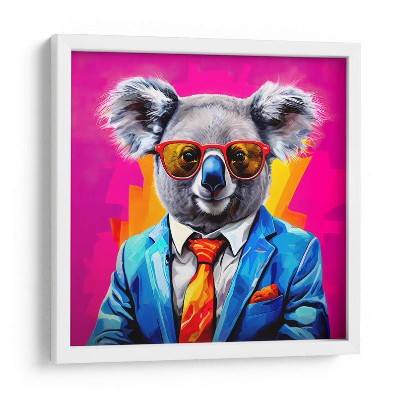 Koala Empresario Pop Art - LizmarArt | Cuadro decorativo de Canvas Lab