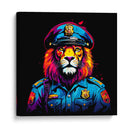 León Policía Pop Art - LizmarArt | Cuadro decorativo de Canvas Lab