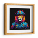 León Policía Pop Art - LizmarArt | Cuadro decorativo de Canvas Lab