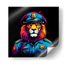 León Policía Pop Art - LizmarArt | Cuadro decorativo de Canvas Lab