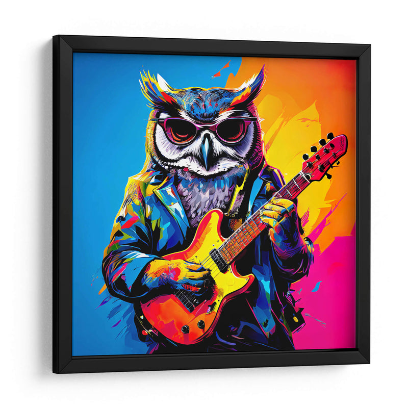Búho Estrella de Rock Pop Art - LizmarArt | Cuadro decorativo de Canvas Lab