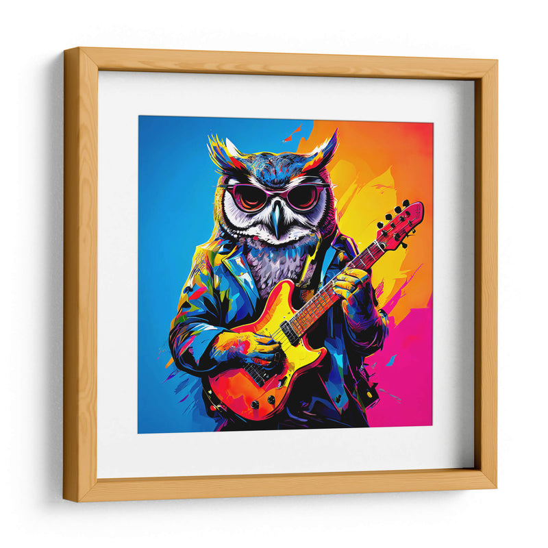 Búho Estrella de Rock Pop Art - LizmarArt | Cuadro decorativo de Canvas Lab