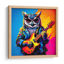 Búho Estrella de Rock Pop Art - LizmarArt | Cuadro decorativo de Canvas Lab