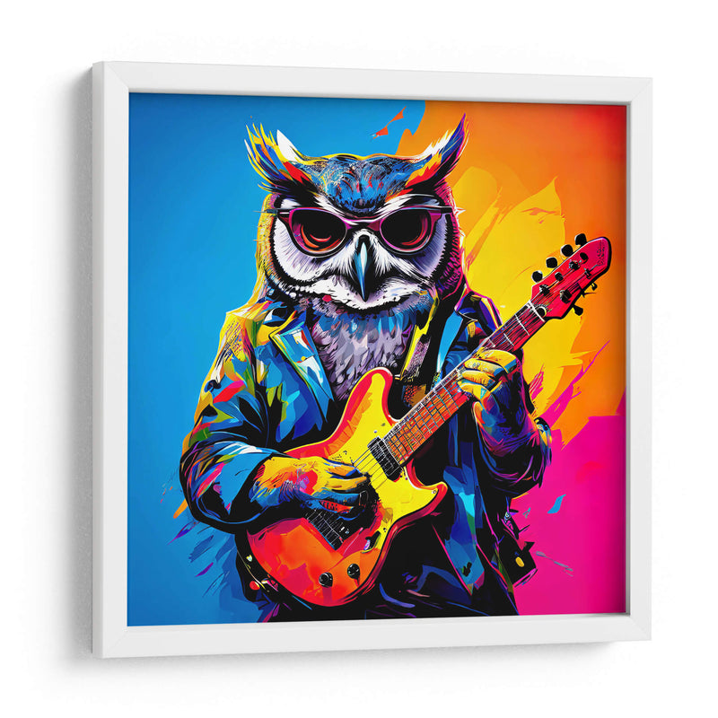 Búho Estrella de Rock Pop Art - LizmarArt | Cuadro decorativo de Canvas Lab