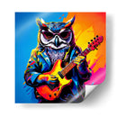 Búho Estrella de Rock Pop Art - LizmarArt | Cuadro decorativo de Canvas Lab