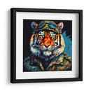 Tigre Militar Pop Art - LizmarArt | Cuadro decorativo de Canvas Lab