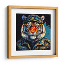Tigre Militar Pop Art - LizmarArt | Cuadro decorativo de Canvas Lab