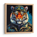 Tigre Militar Pop Art - LizmarArt | Cuadro decorativo de Canvas Lab