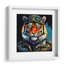 Tigre Militar Pop Art - LizmarArt | Cuadro decorativo de Canvas Lab