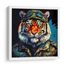Tigre Militar Pop Art - LizmarArt | Cuadro decorativo de Canvas Lab