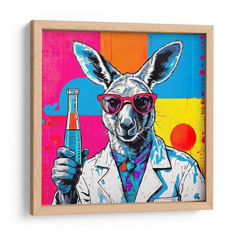 Canguro Científico Pop Art - LizmarArt | Cuadro decorativo de Canvas Lab