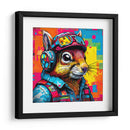 Ardilla Piloto Pop Art - LizmarArt | Cuadro decorativo de Canvas Lab