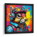 Ardilla Piloto Pop Art - LizmarArt | Cuadro decorativo de Canvas Lab