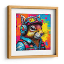 Ardilla Piloto Pop Art - LizmarArt | Cuadro decorativo de Canvas Lab