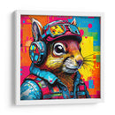 Ardilla Piloto Pop Art - LizmarArt | Cuadro decorativo de Canvas Lab