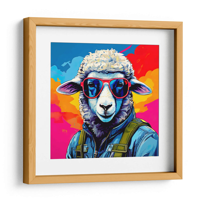 Oveja Estudiante Pop Art - LizmarArt | Cuadro decorativo de Canvas Lab