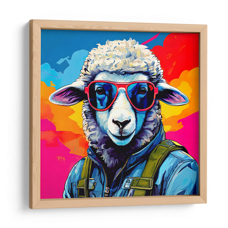 Oveja Estudiante Pop Art - LizmarArt | Cuadro decorativo de Canvas Lab