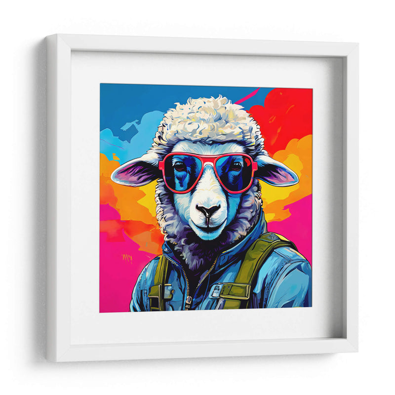 Oveja Estudiante Pop Art - LizmarArt | Cuadro decorativo de Canvas Lab