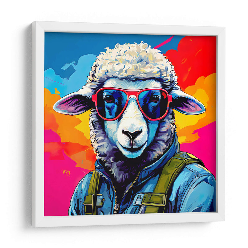Oveja Estudiante Pop Art - LizmarArt | Cuadro decorativo de Canvas Lab