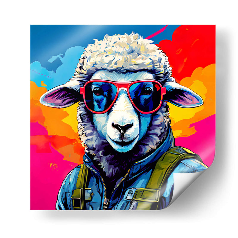 Oveja Estudiante Pop Art - LizmarArt | Cuadro decorativo de Canvas Lab