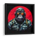 Gorila Militar Pop Art - LizmarArt | Cuadro decorativo de Canvas Lab