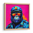 Gorila Policía Pop Art - LizmarArt | Cuadro decorativo de Canvas Lab