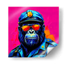 Gorila Policía Pop Art - LizmarArt | Cuadro decorativo de Canvas Lab