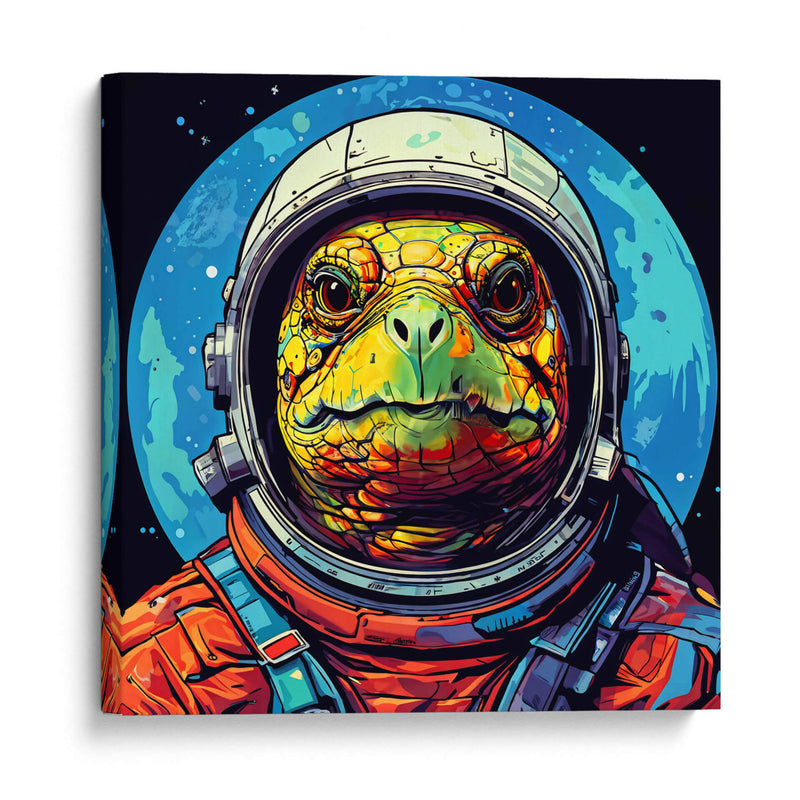 Tortuga Astronauta Pop Art - LizmarArt | Cuadro decorativo de Canvas Lab