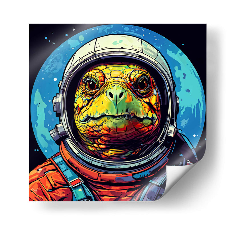 Tortuga Astronauta Pop Art - LizmarArt | Cuadro decorativo de Canvas Lab