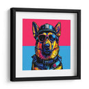 Perro Policía Pop Art - LizmarArt | Cuadro decorativo de Canvas Lab