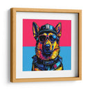 Perro Policía Pop Art - LizmarArt | Cuadro decorativo de Canvas Lab