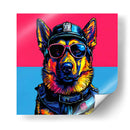 Perro Policía Pop Art - LizmarArt | Cuadro decorativo de Canvas Lab