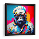 Chef Gorila Pop Art - LizmarArt | Cuadro decorativo de Canvas Lab