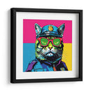 Gato Policía Pop Art - LizmarArt | Cuadro decorativo de Canvas Lab