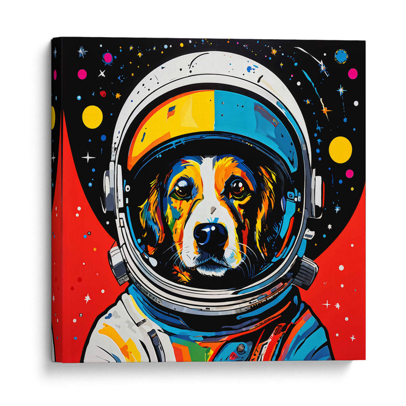 Perro Astronauta Pop Art - LizmarArt | Cuadro decorativo de Canvas Lab