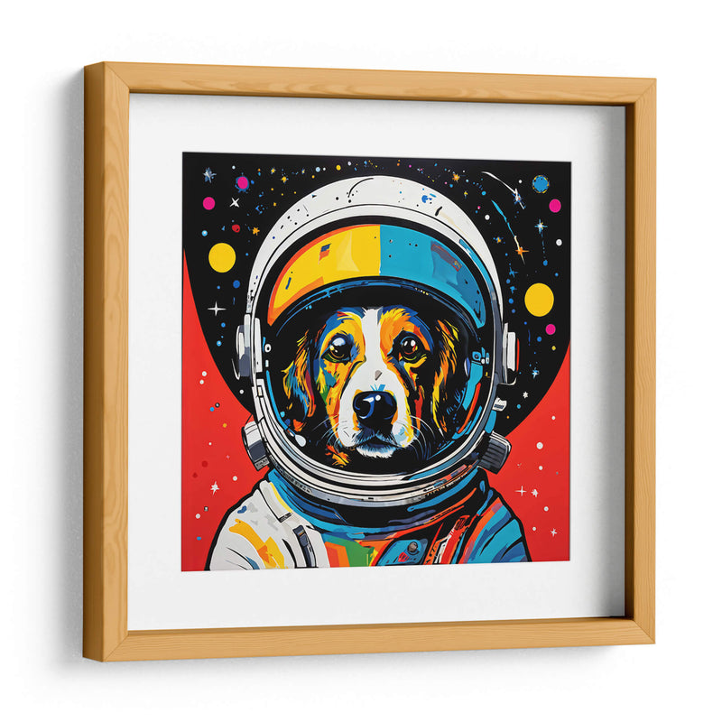 Perro Astronauta Pop Art - LizmarArt | Cuadro decorativo de Canvas Lab