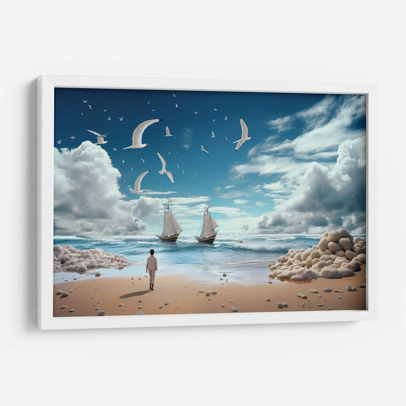 Sueño en la playa - Cecilia Flores | Cuadro decorativo de Canvas Lab
