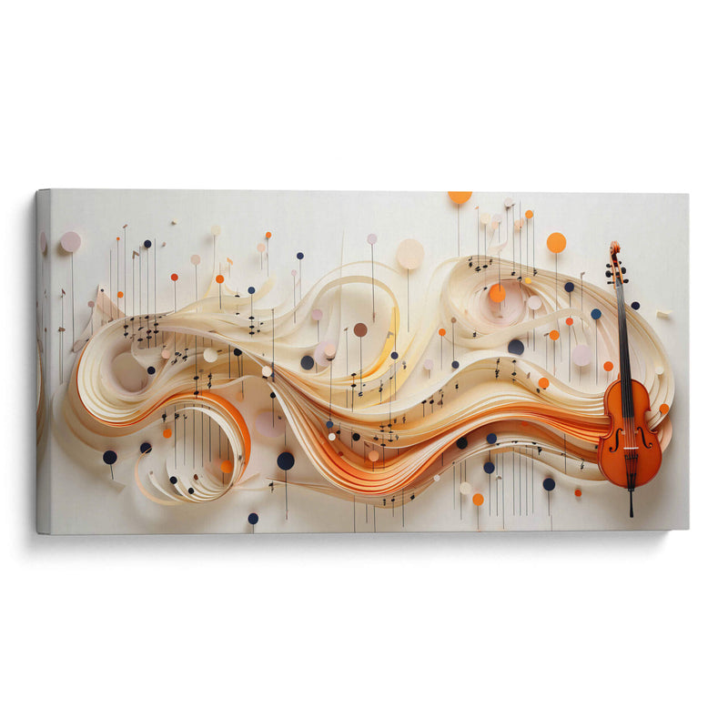 Música y Árboles - Cecilia Flores | Cuadro decorativo de Canvas Lab