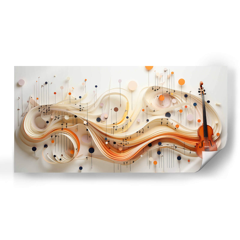 Música y Árboles - Cecilia Flores | Cuadro decorativo de Canvas Lab