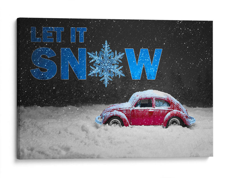 Let it Snow - v3n3n0 | Cuadro decorativo de Canvas Lab