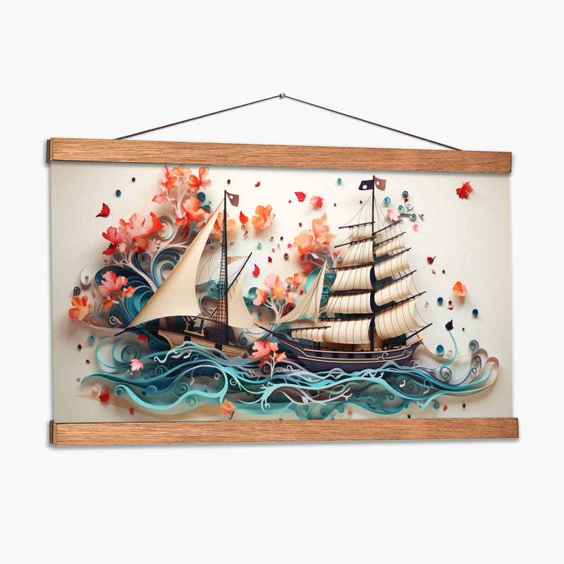 Mar y Barco 2 - Cecilia Flores | Cuadro decorativo de Canvas Lab