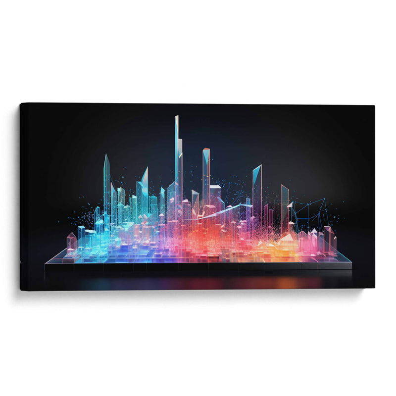 Ciudad luz - Cecilia Flores | Cuadro decorativo de Canvas Lab