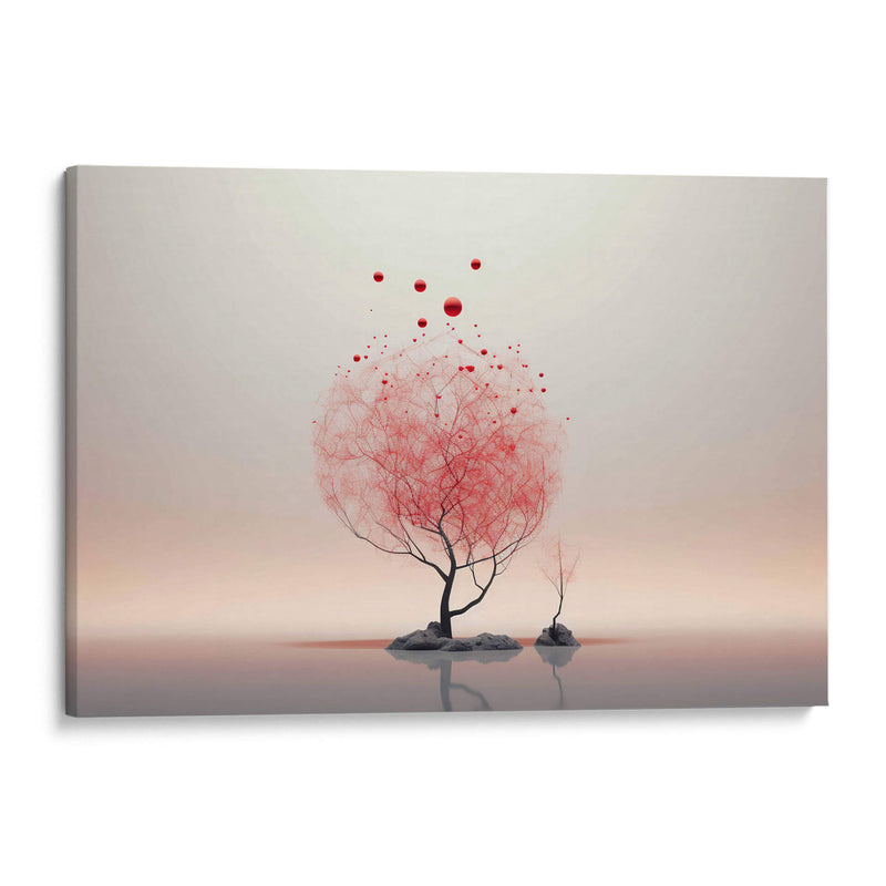 Ärbol rojo 2 - Cecilia Flores | Cuadro decorativo de Canvas Lab