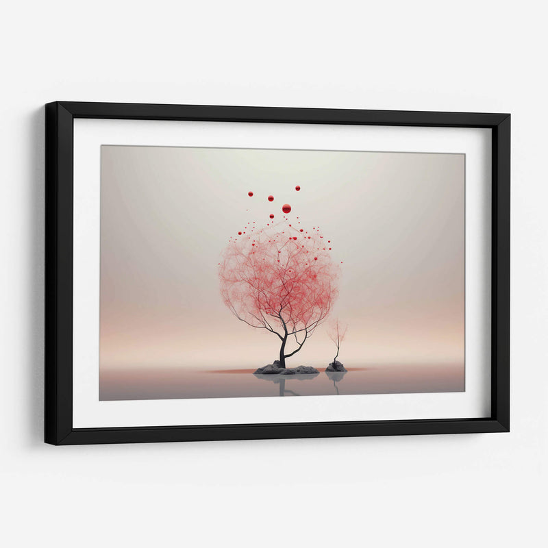 Ärbol rojo 2 - Cecilia Flores | Cuadro decorativo de Canvas Lab