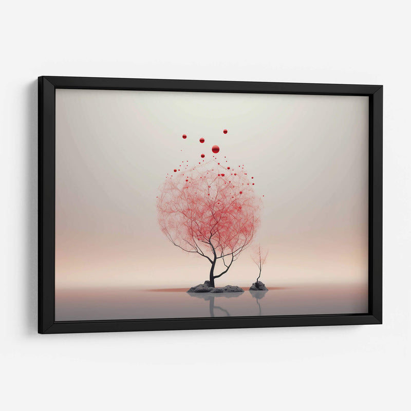 Ärbol rojo 2 - Cecilia Flores | Cuadro decorativo de Canvas Lab