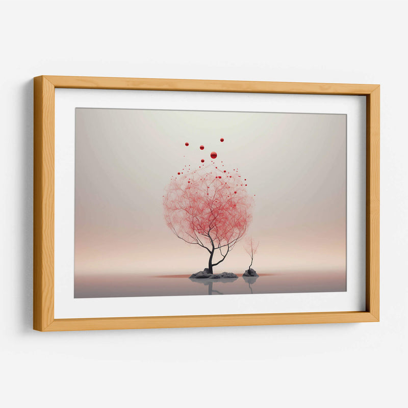 Ärbol rojo 2 - Cecilia Flores | Cuadro decorativo de Canvas Lab