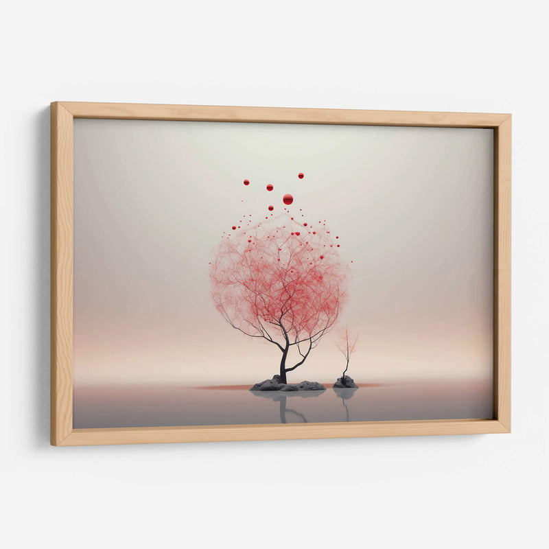 Ärbol rojo 2 - Cecilia Flores | Cuadro decorativo de Canvas Lab