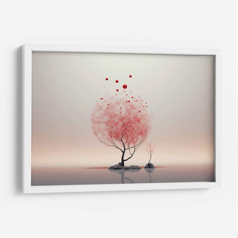 Ärbol rojo 2 - Cecilia Flores | Cuadro decorativo de Canvas Lab